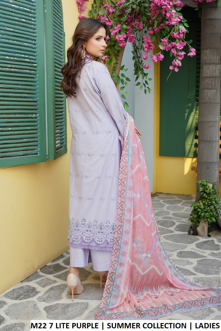 Pakistani women's cotton casual straight shirt plazo back view