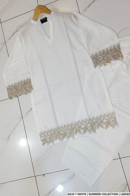 SG33 7 WHITE | FARSHI SHALWAR