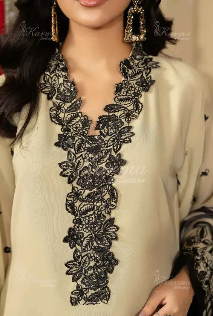 Pakistani women's skin silk short shirt farshi shalwar back view