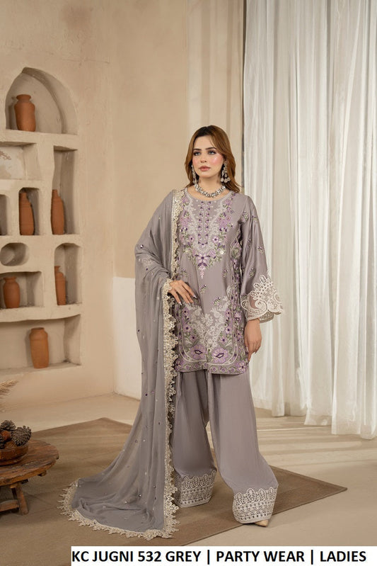 Karma Jugni 532 Taupe Grey