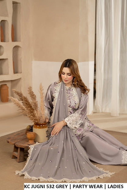 Karma Jugni 532 Taupe Grey