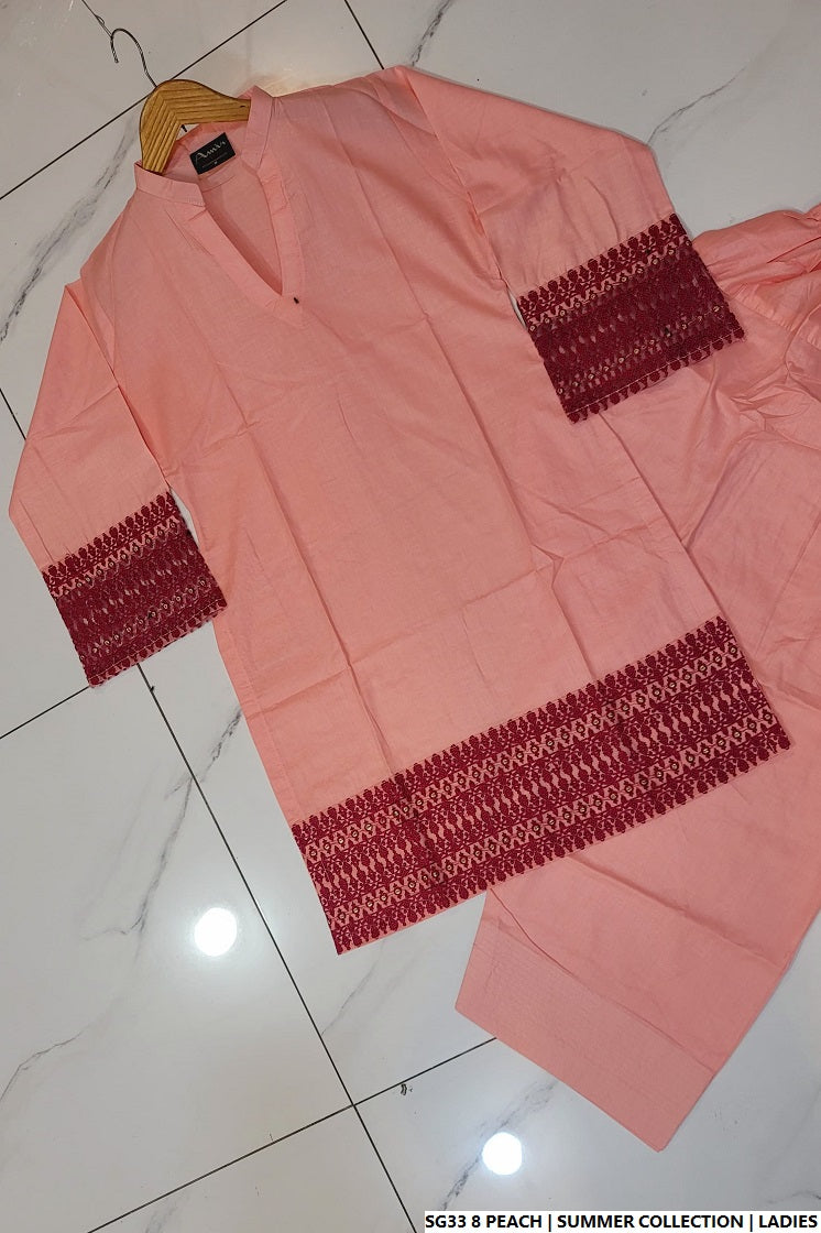 SG33 8 PEACH | FARSHI SHALWAR