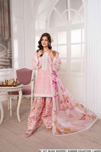 KC 1471 BLUSH WHISPE | FARSHI SHALWAR
