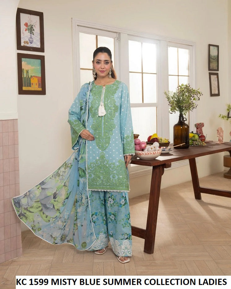 Karma Flora 1599 MISTY BLUE