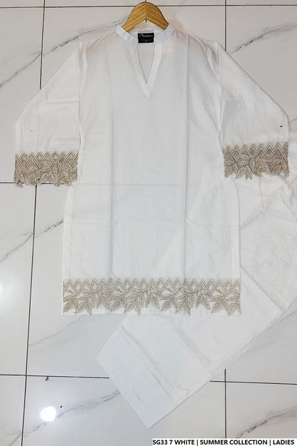SG33 7 WHITE | FARSHI SHALWAR