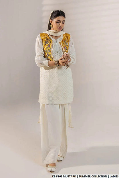 KB F169 MUSTURD | FARSHI SHALWAR