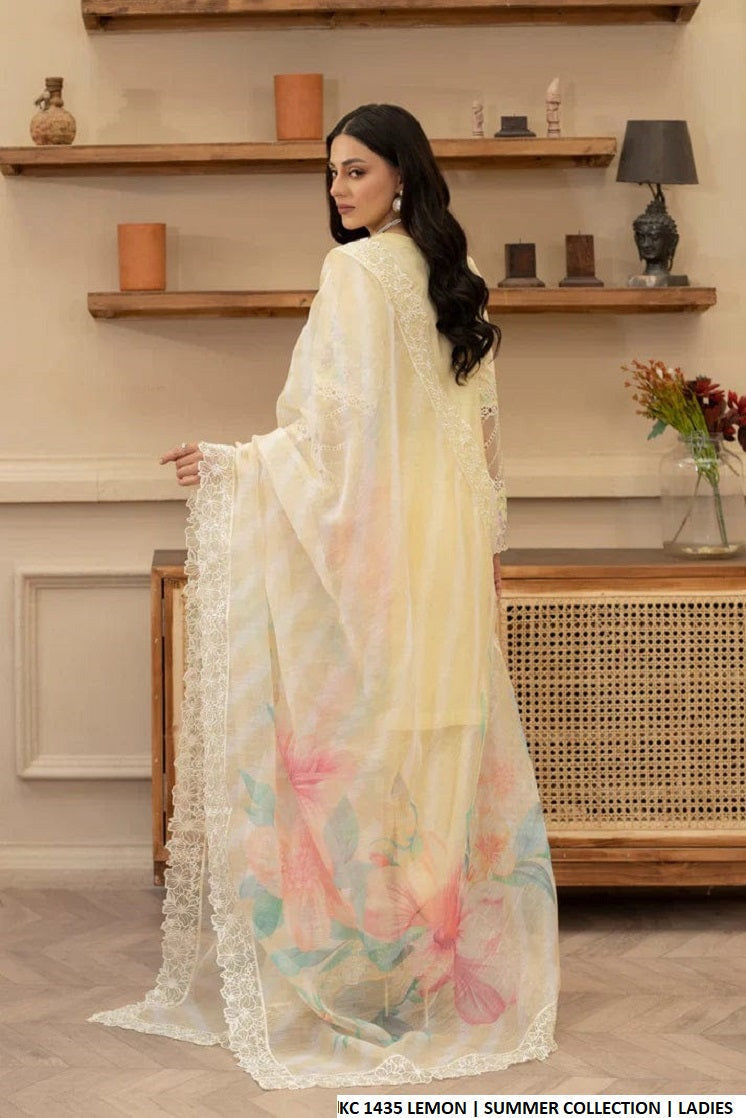 KC 1435 LEMON | FARSHI SHALWAR