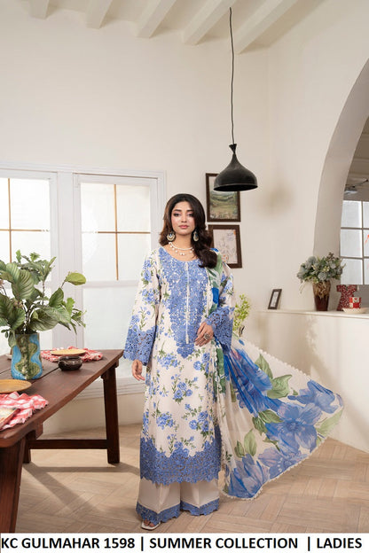 Karma Gul-Mahar 1598 Bluebell Ivory