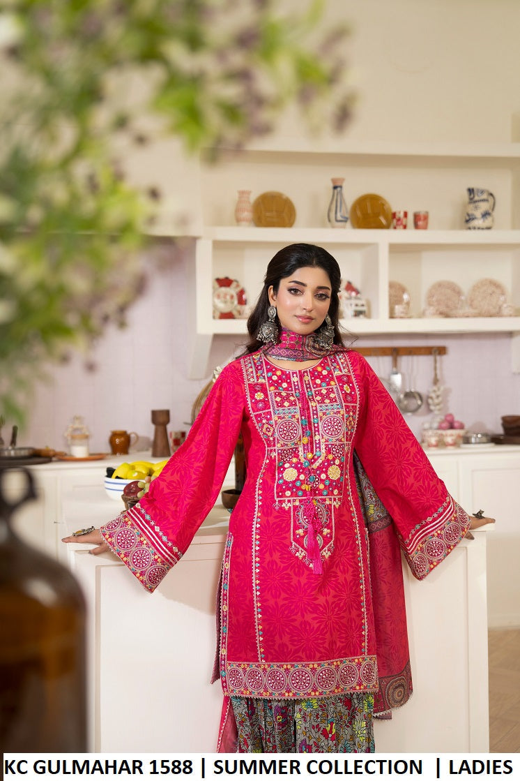 Karma Gul-Mahar 1588 Fuchsia