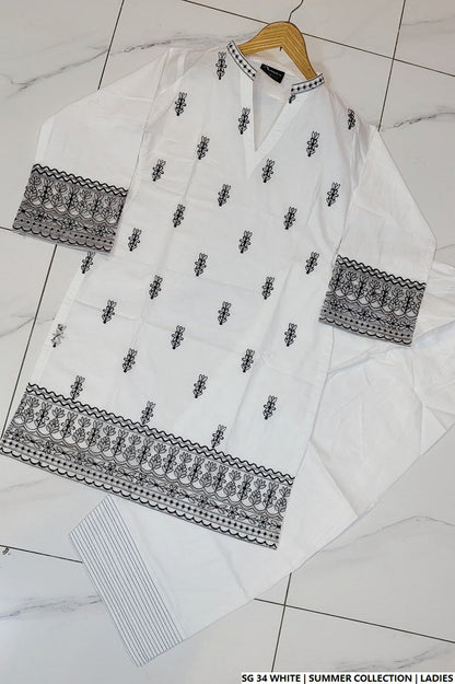 SG 34  WHITE | FARSHI SHLWAR