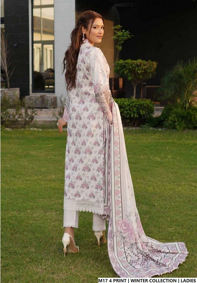 Pakistani women's lawn A-Line printed casual shirt side view