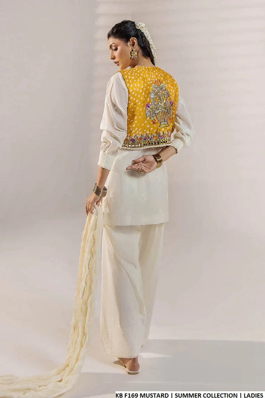KB F169 MUSTURD | FARSHI SHALWAR