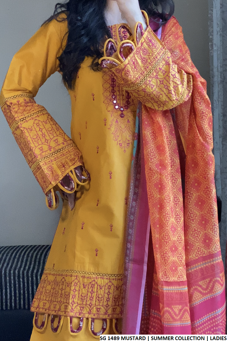 SG 1489 MUSTARD | FARSHI SHALWAR