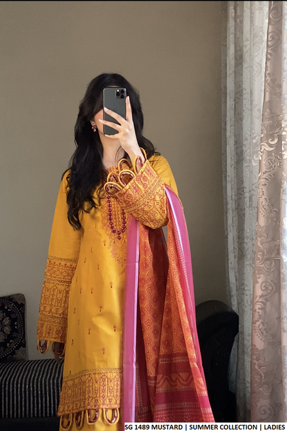 SG 1489 MUSTARD | FARSHI SHALWAR