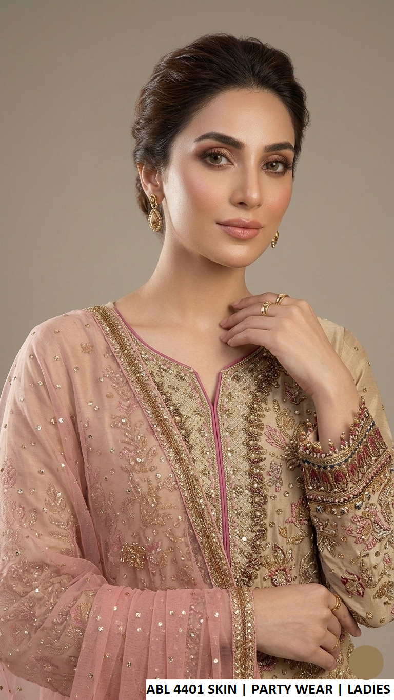 Masoori net Pakistani women's straight shirt with plazo side view
