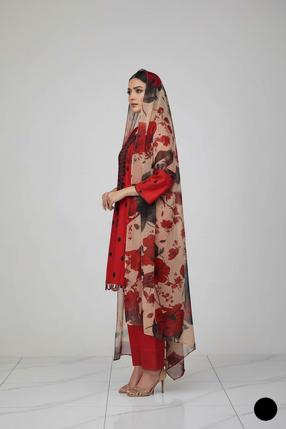 SG 1500 RED | FARSHI SHALWAR