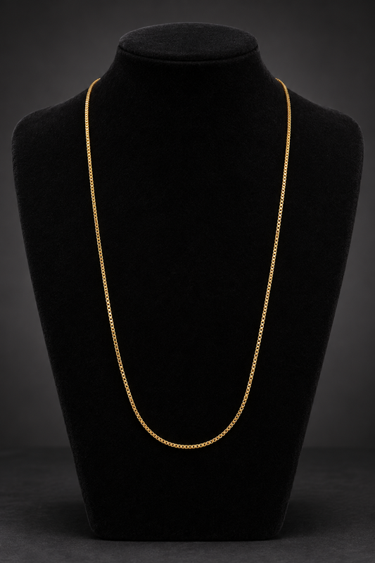 JW8 – Classic Gold-Tone Chain Necklace