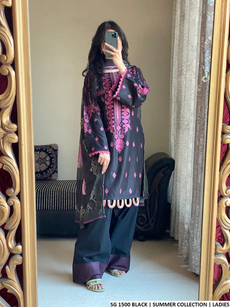 SG 1500 BLACK | FARSHI SHALWAR