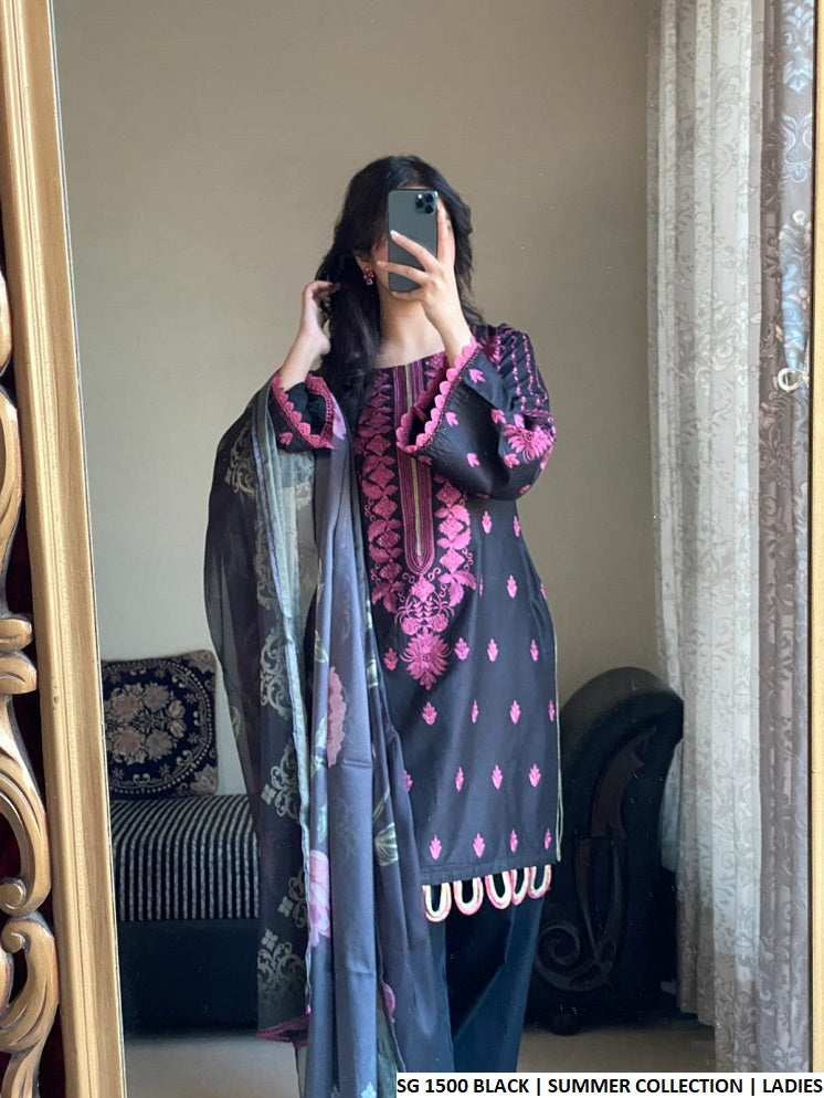 SG 1500 BLACK | FARSHI SHALWAR