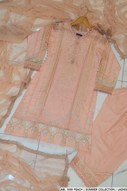 ABL 1059 PEACH | FARSHI SHALWAR