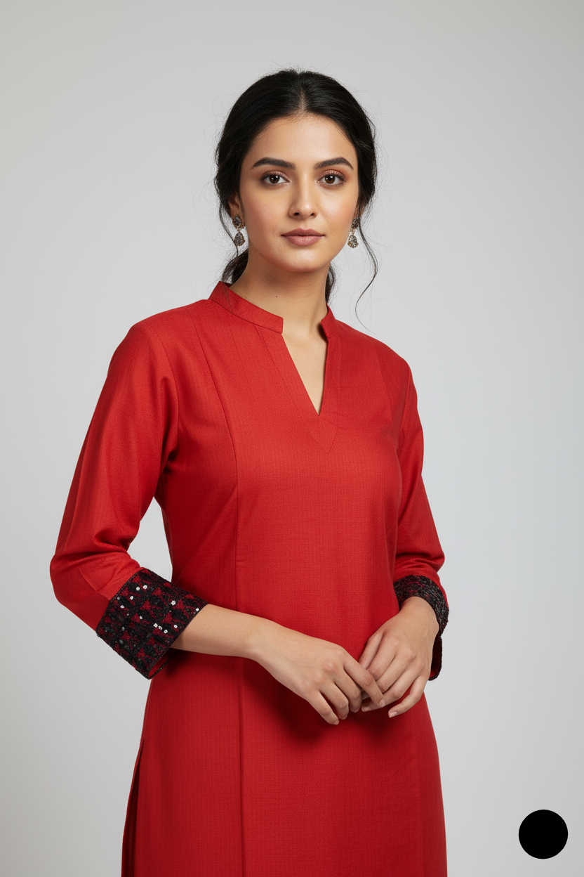 SG33 9 RED | FARSHI SHALWAR