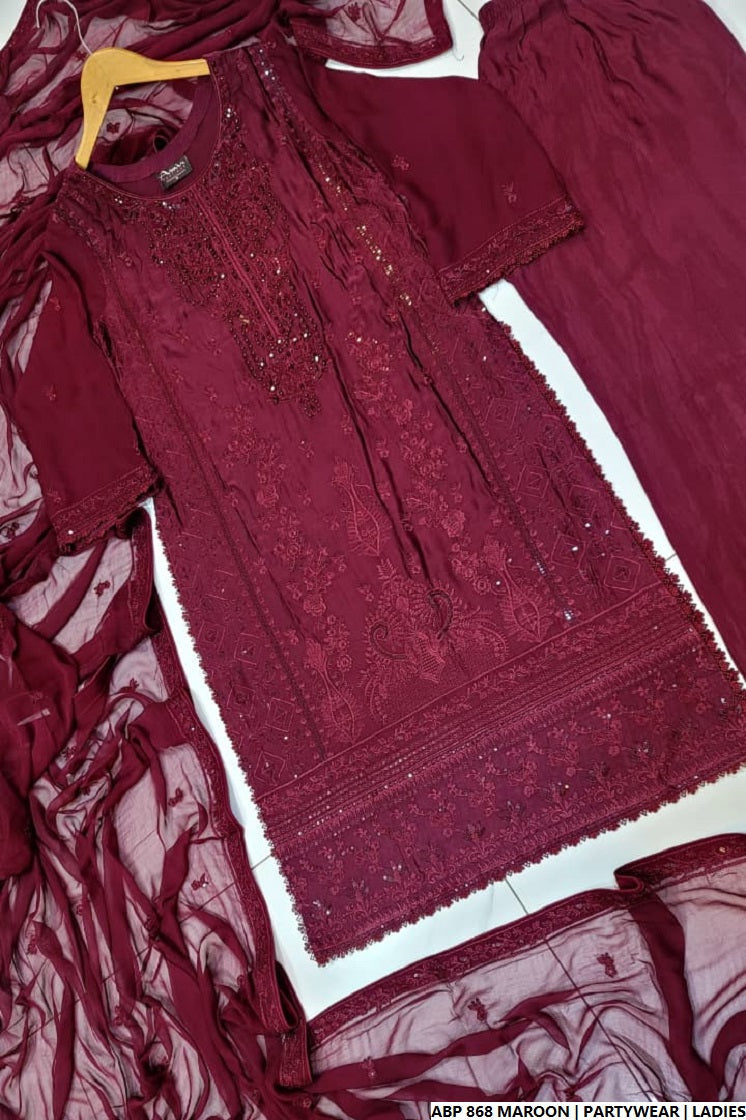 ABP 868 MAROON | SILK