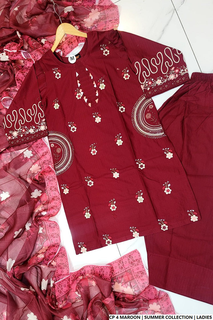 CP 4 MAROON | FARSHI SHALWAR