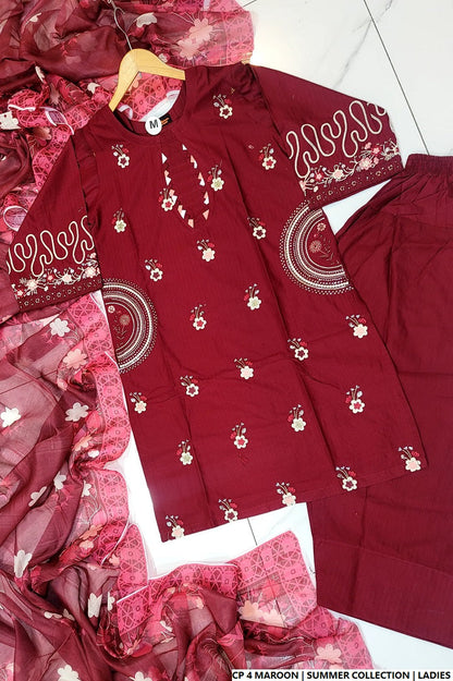 CP 4 MAROON | FARSHI SHALWAR