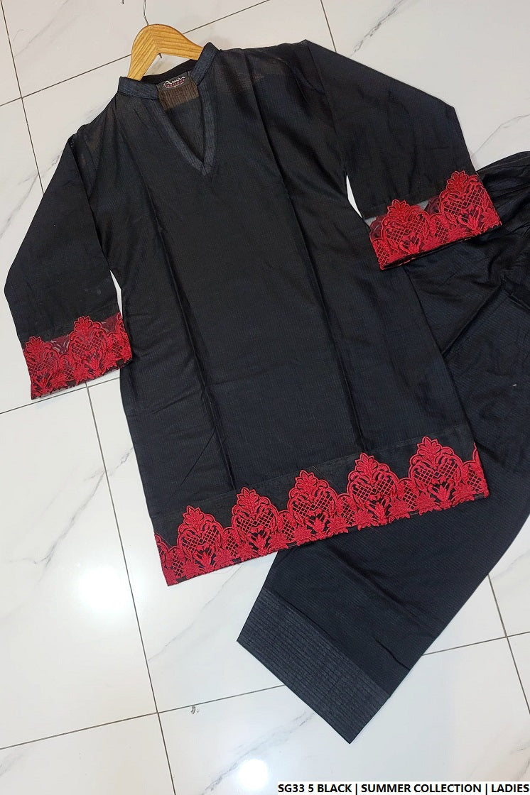 SG33 5  BLACK | FARSHI SHALWAR
