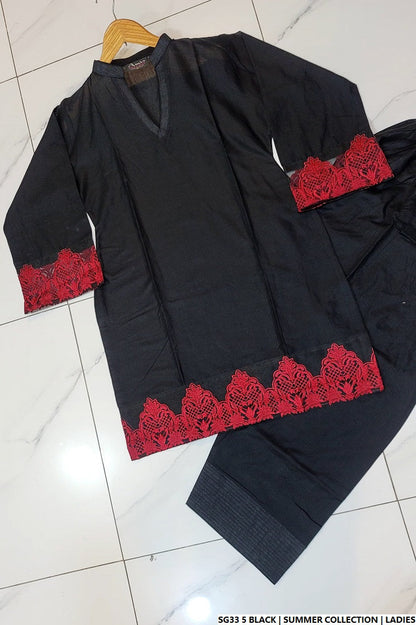 SG33 5  BLACK | FARSHI SHALWAR