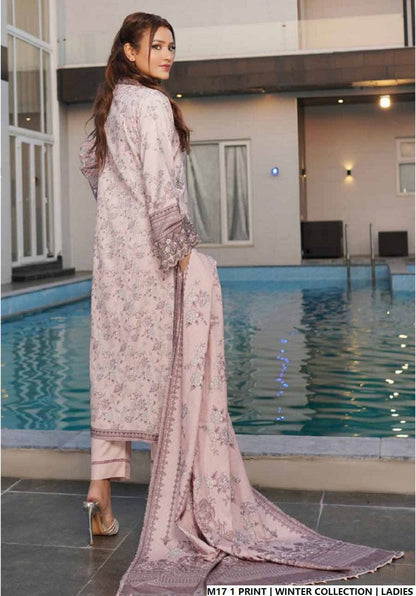 Pakistani women's lawn A-Line printed casual shirt side view