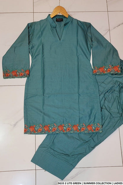 SG33 2 | LITE GREEN | FARSHI SHALWAR