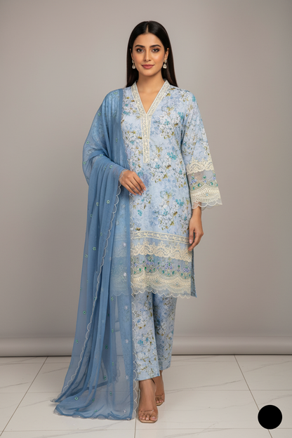 SG 1505 PRINT| FARSHI SHALWAR